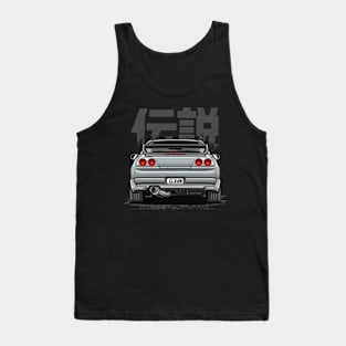 Monster Skyline GTR R33 (Spark Silver) Tank Top